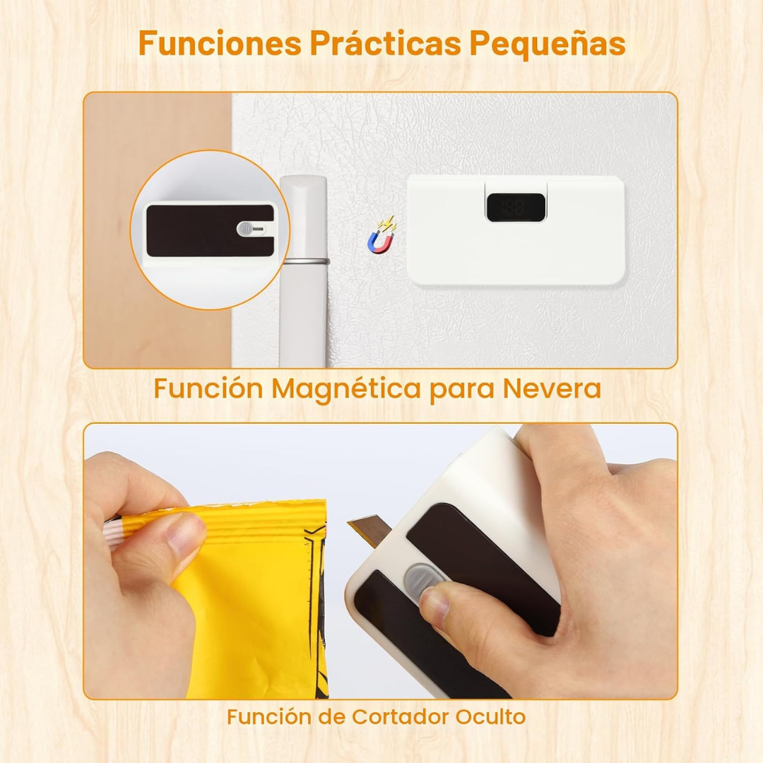 Selladora de bolsas portátil
