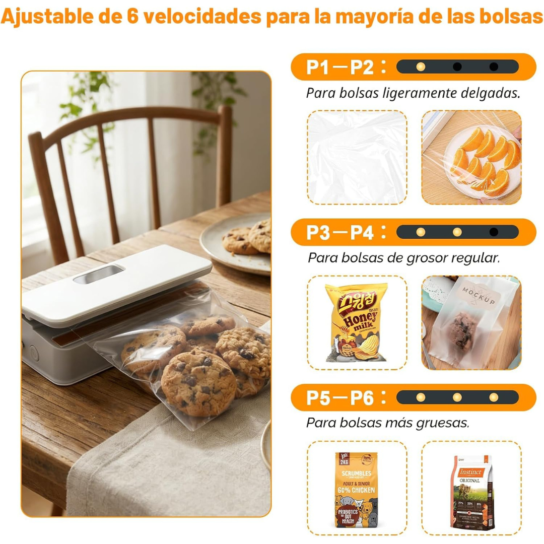 Selladora de bolsas portátil
